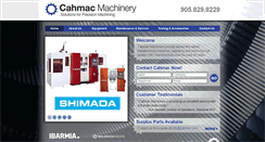 Desktop Screenshot of cahmac.com